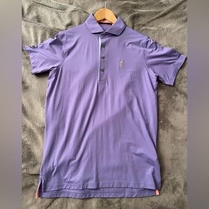 Players Championship Greyson Cayuse Men’s Polo Purple Small New
